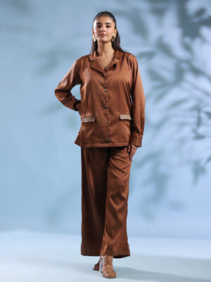 Off White V-Neck Geometric Viscose Rayon Dress For Women