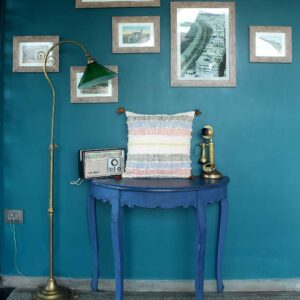 Multicolour Rugged Stripes Cotton Cushion Covers.