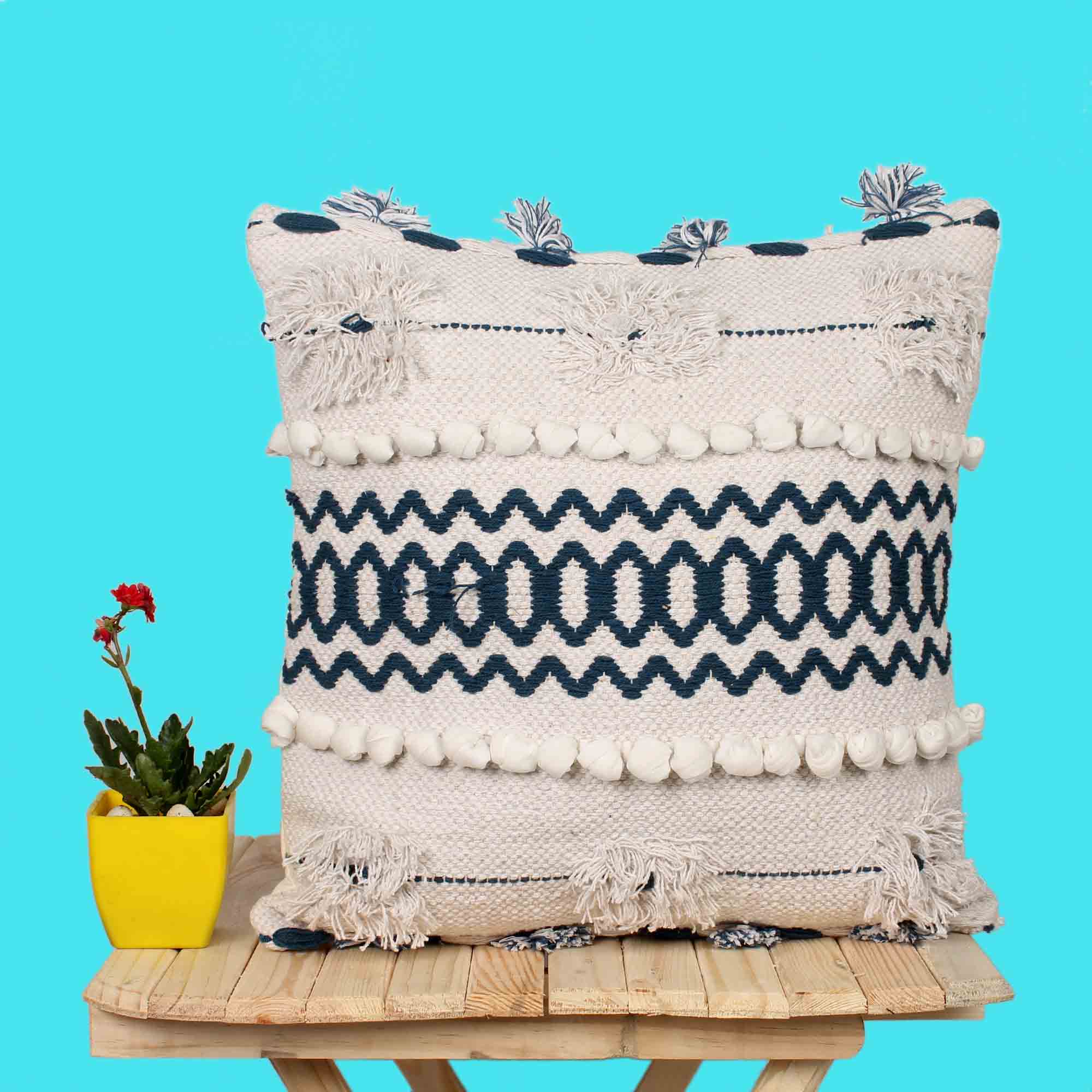Hand-Made Cotton Cushion Cover