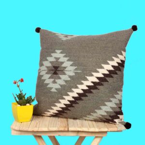 Multicolour 100% Cotton  Jute Cushion Covers.