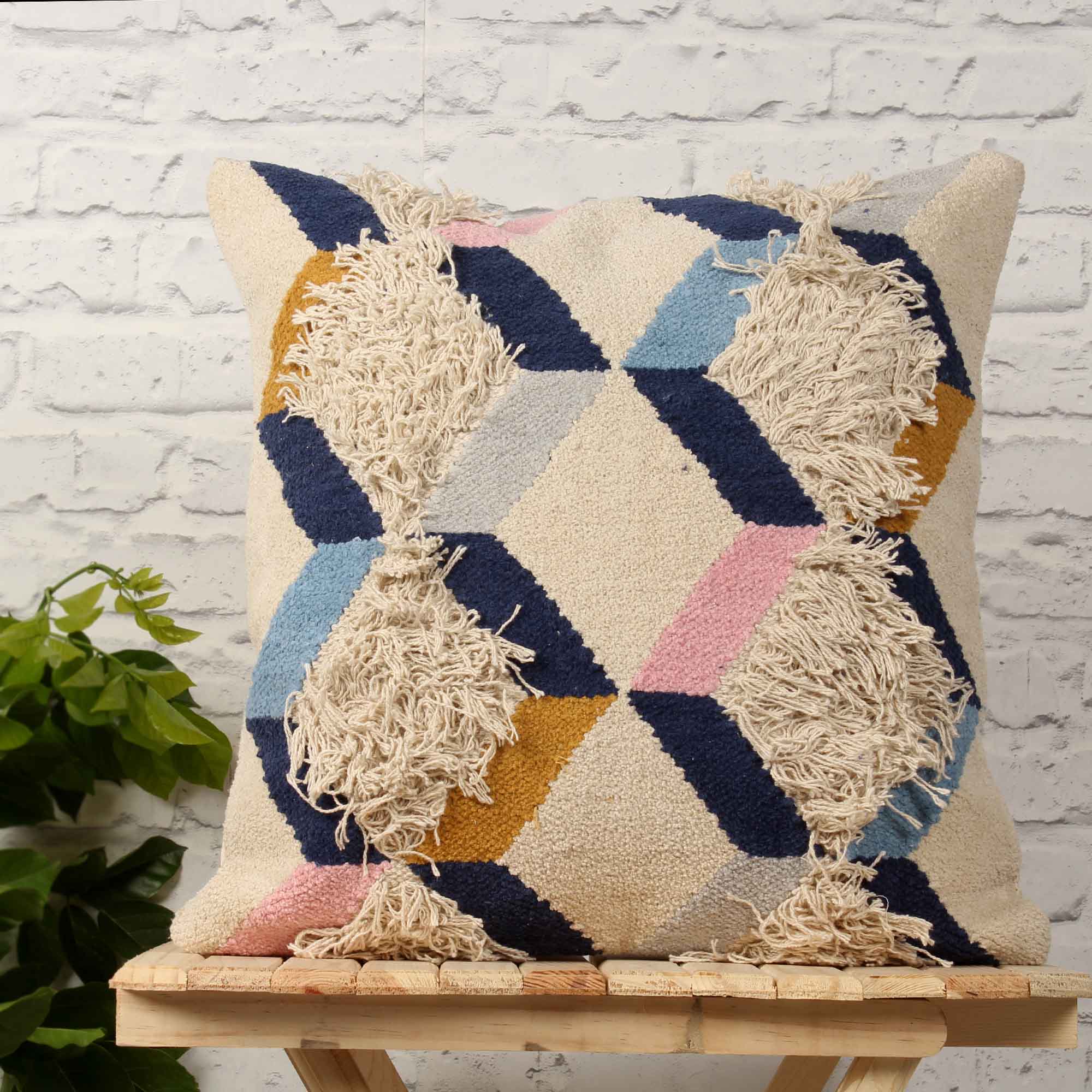 Woven Cotton Hand-Made Cushion Covers