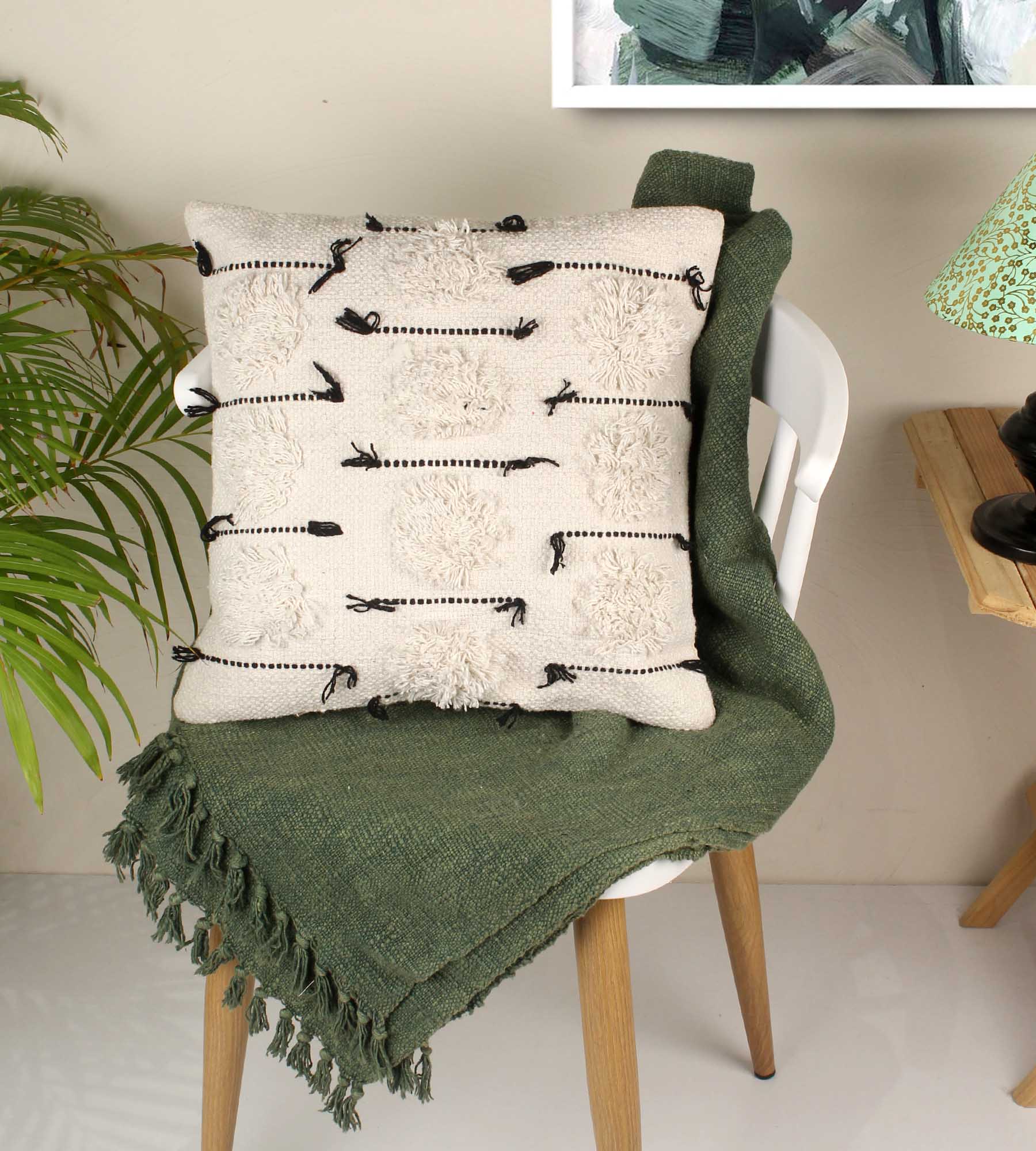 Traditional Hand-Woven Cushion Case Set