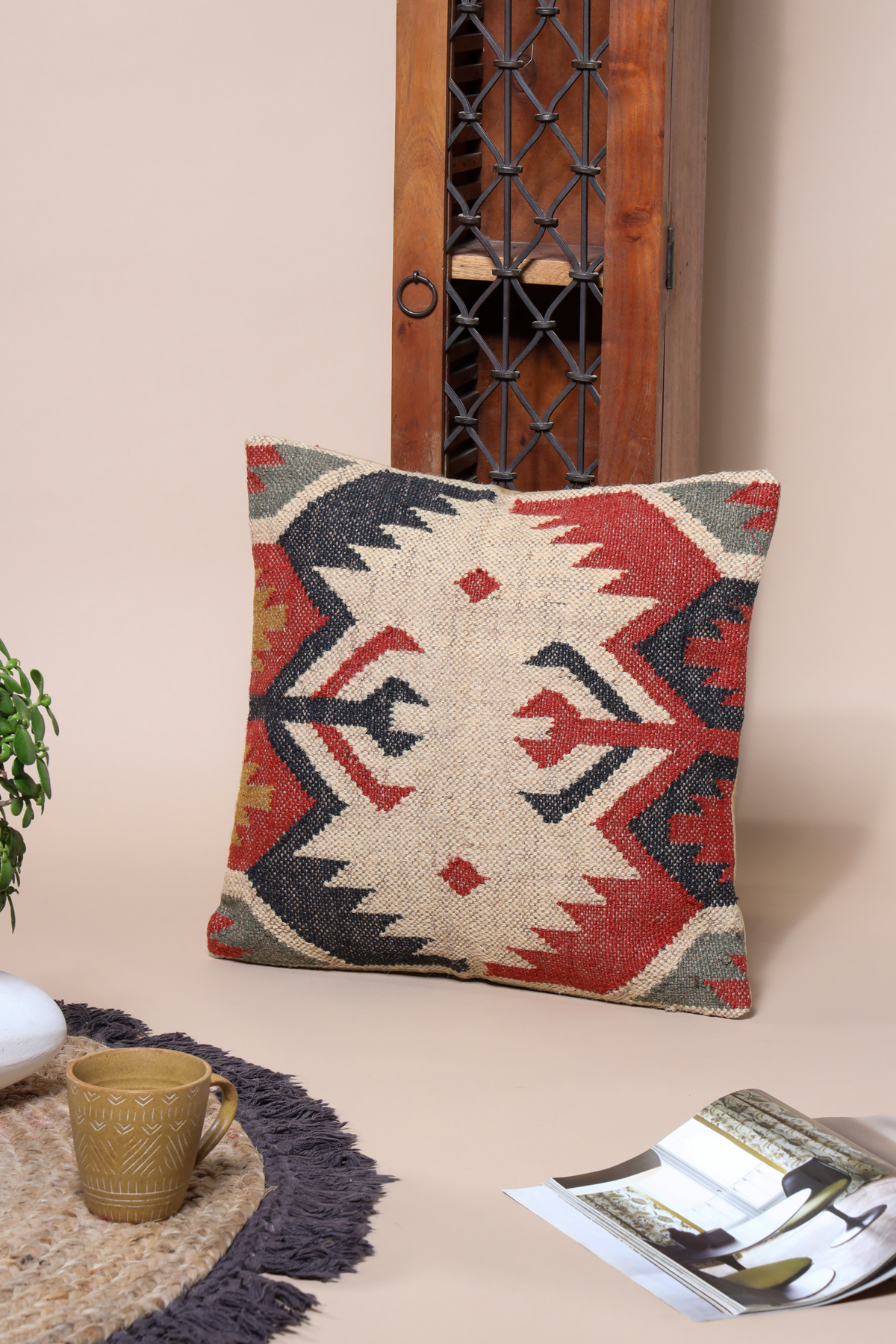 Rustic Southwestern Geometric Pillow Cover
