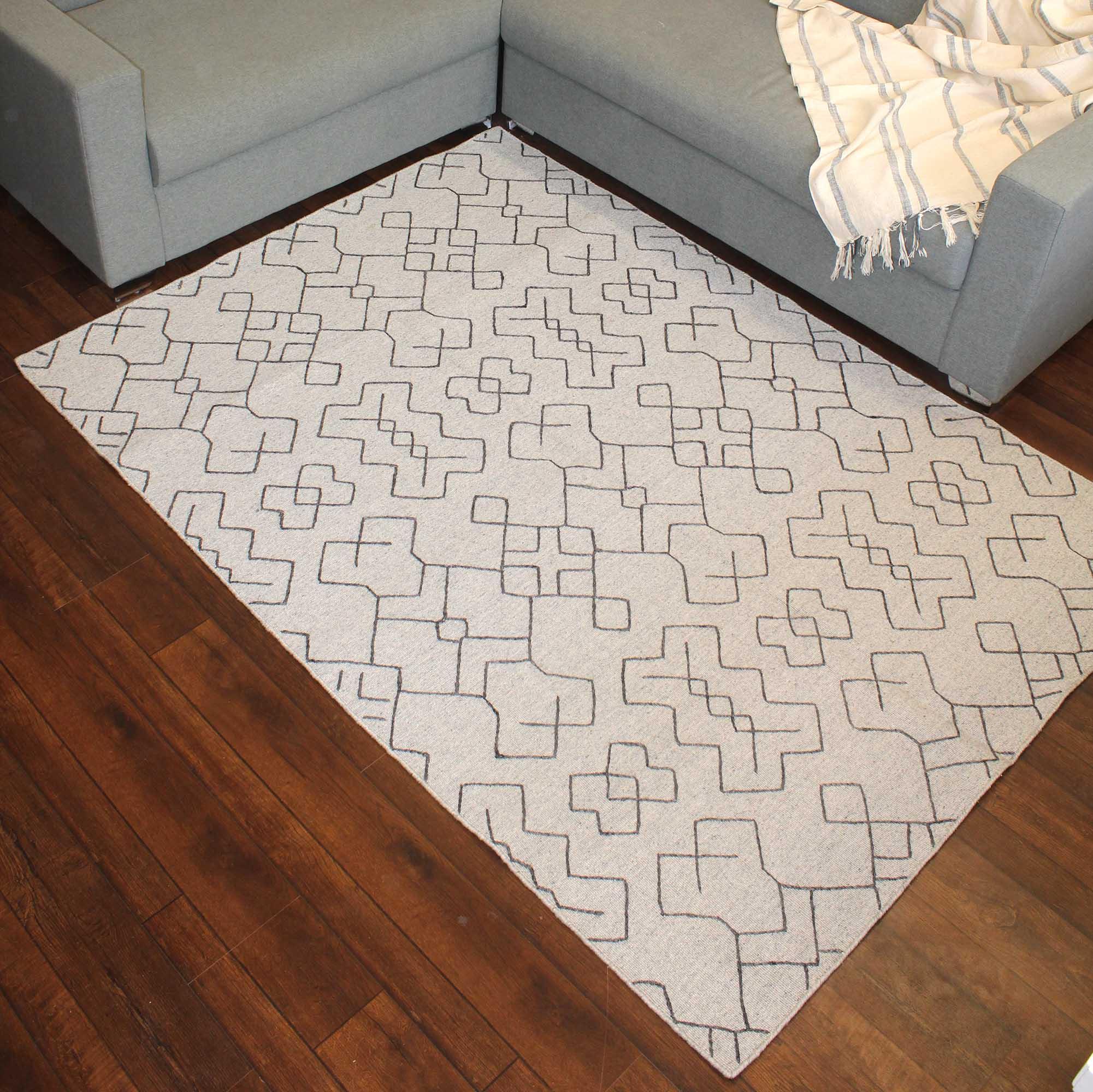 Morocco Wool Hand-Woven Rug
