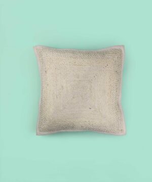 Woven Jute Hand-Made Cushion Cover