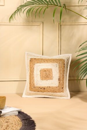 Jute Hand-Woven Cushion Cover