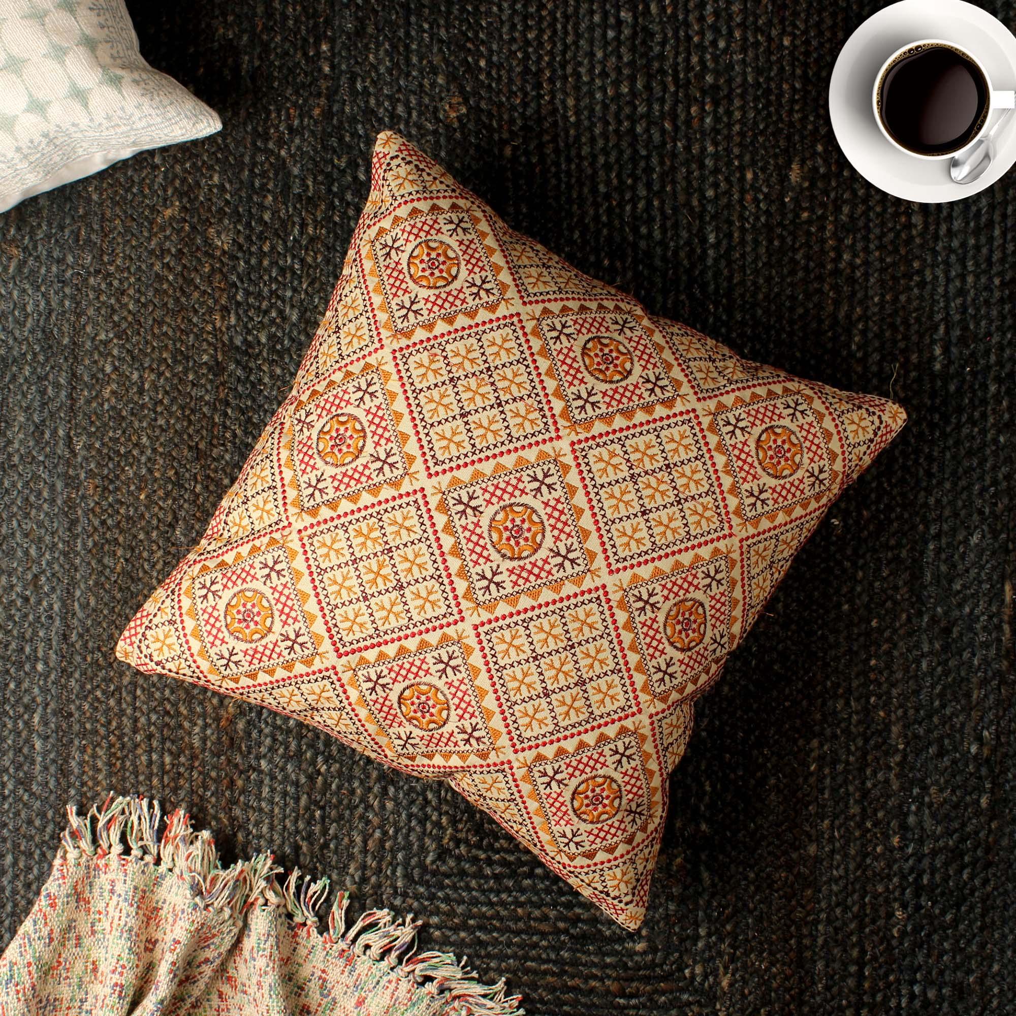 Hand-Made Cotton Cushion Cover