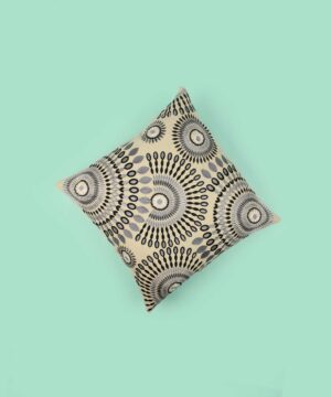 Embroidered Cotton Cushion Cover