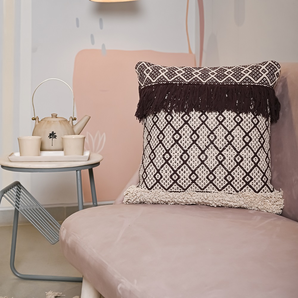Cotton Hand-Woven Bernard Cushion Covers