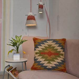 Vintage Style Hand-Woven Jute Cushion Cover