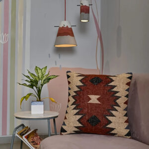 Jute Hand-Woven Kilim Cushion Cover