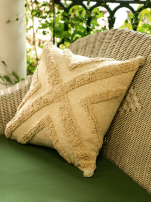 Cotton Handtufted Cushion Cover