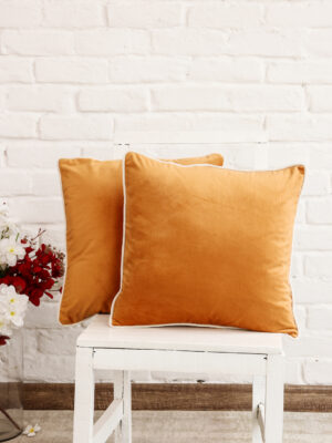 Orange Color Cushion Cover
