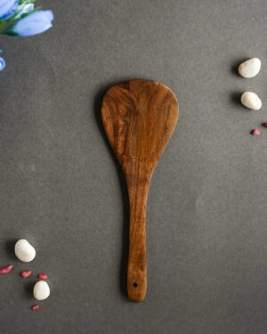 Brown Flat Wooden Cooking Spoon